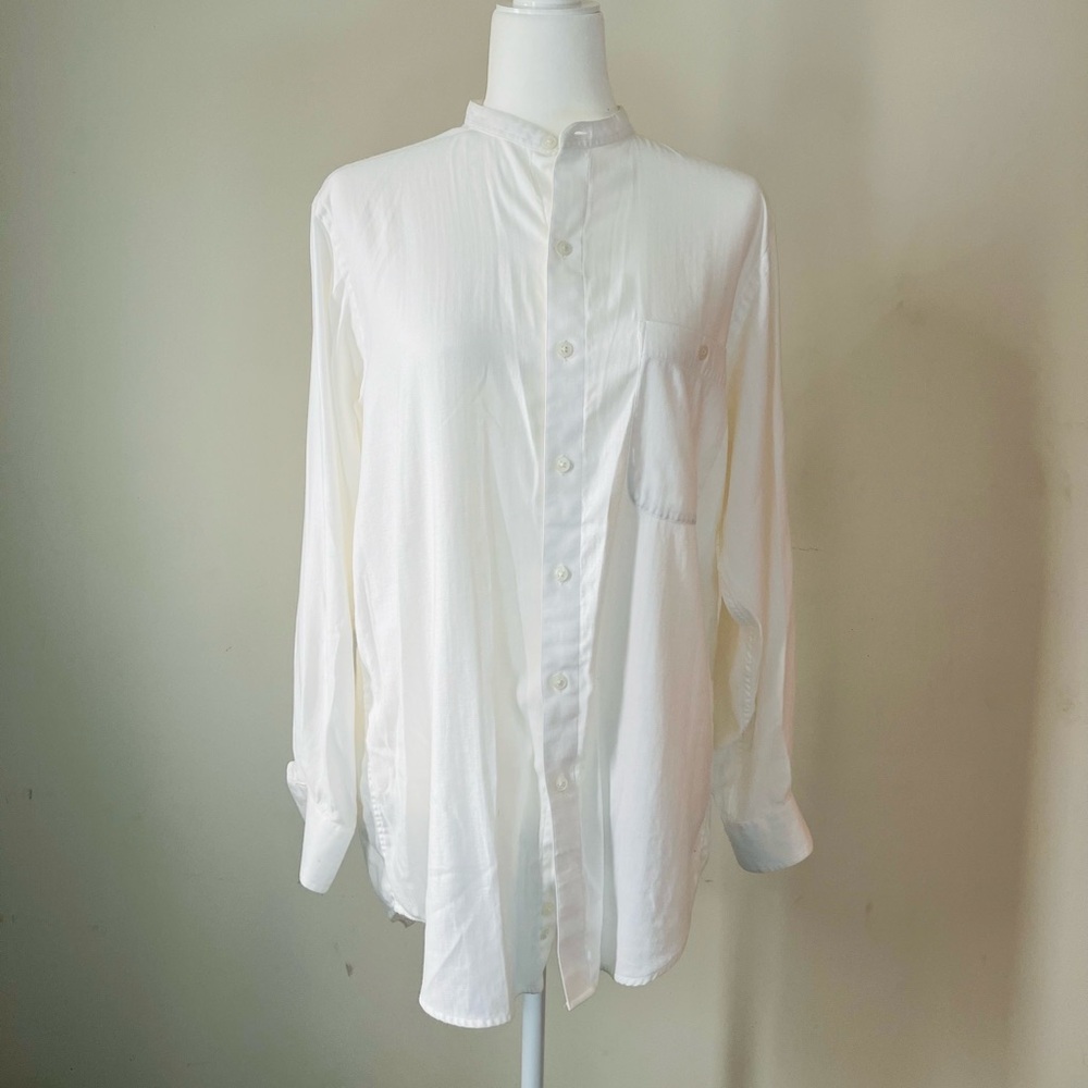 Murano classic basic white button down - Picture 2 of 6